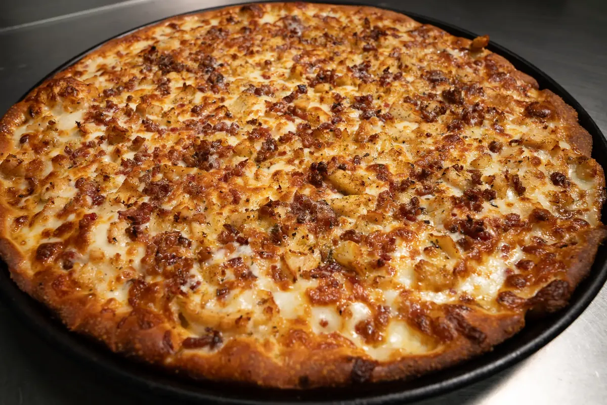Chicken Bacon Ranch pizza
