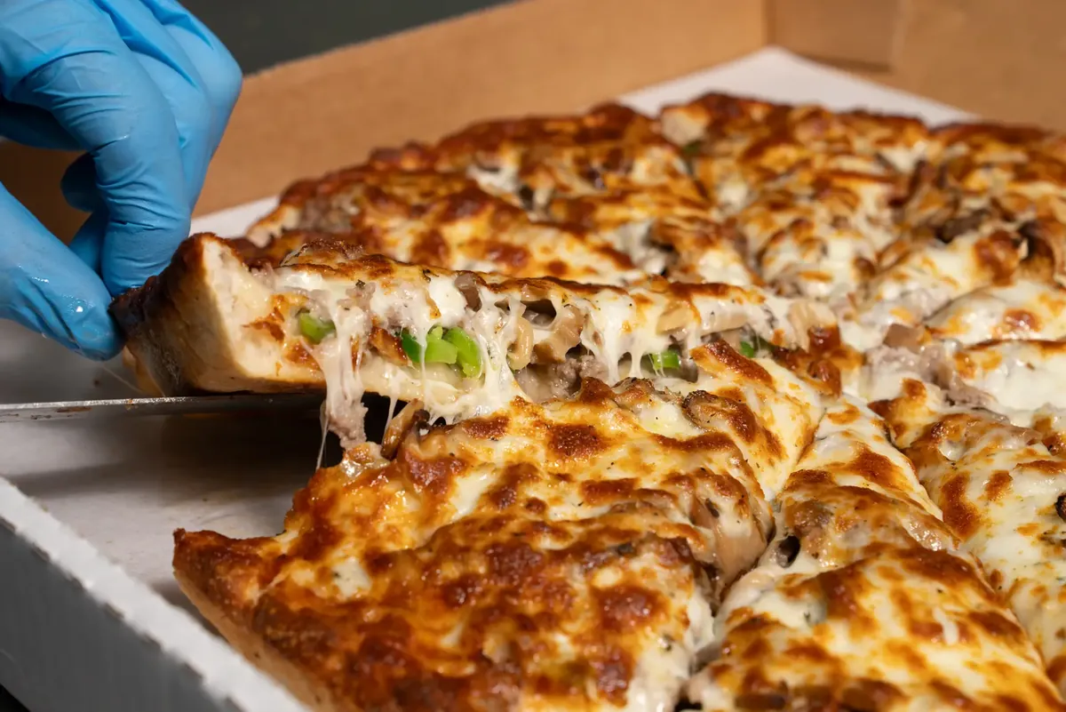 Philly Cheese Steak pizza